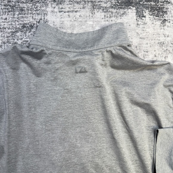 Alabama Crimson Tide Quarter Zip Shirt Mens 2XL Gray Performance Golf UPF 50 - Picture 6 of 9